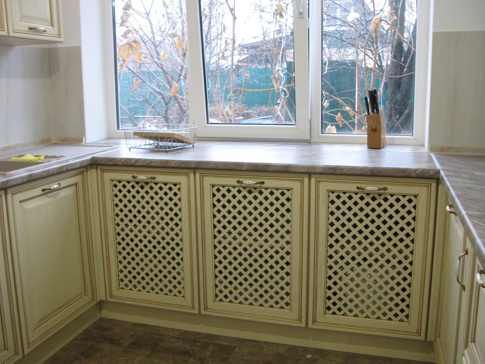 Белый кухонный гарнитур-Кухня МДФ в ПВХ «Модель 273»-фото2