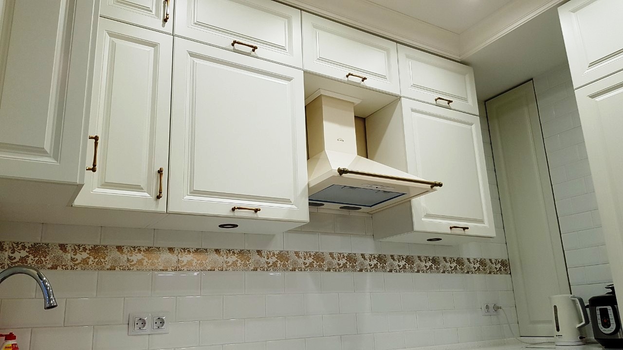 Белый кухонный гарнитур-Кухня МДФ в ПВХ «Модель 531»-фото7